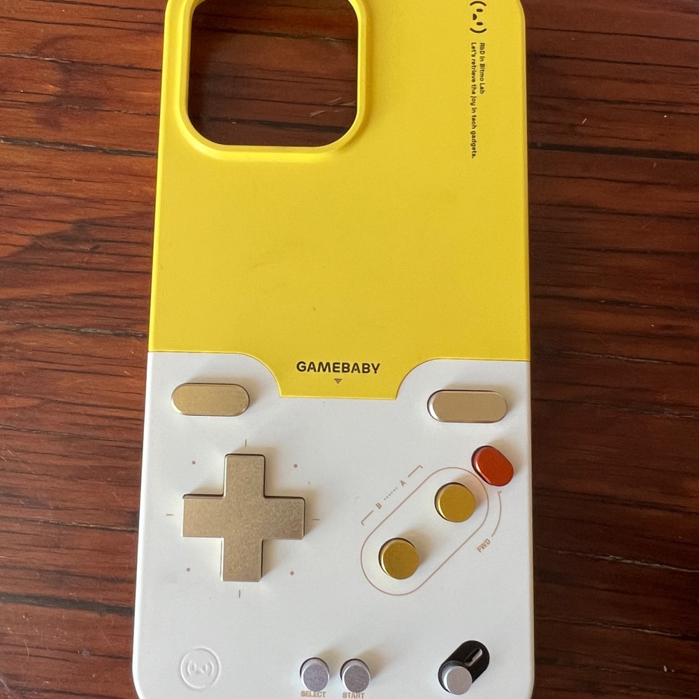 GameBaby Yellow and White Phone Case